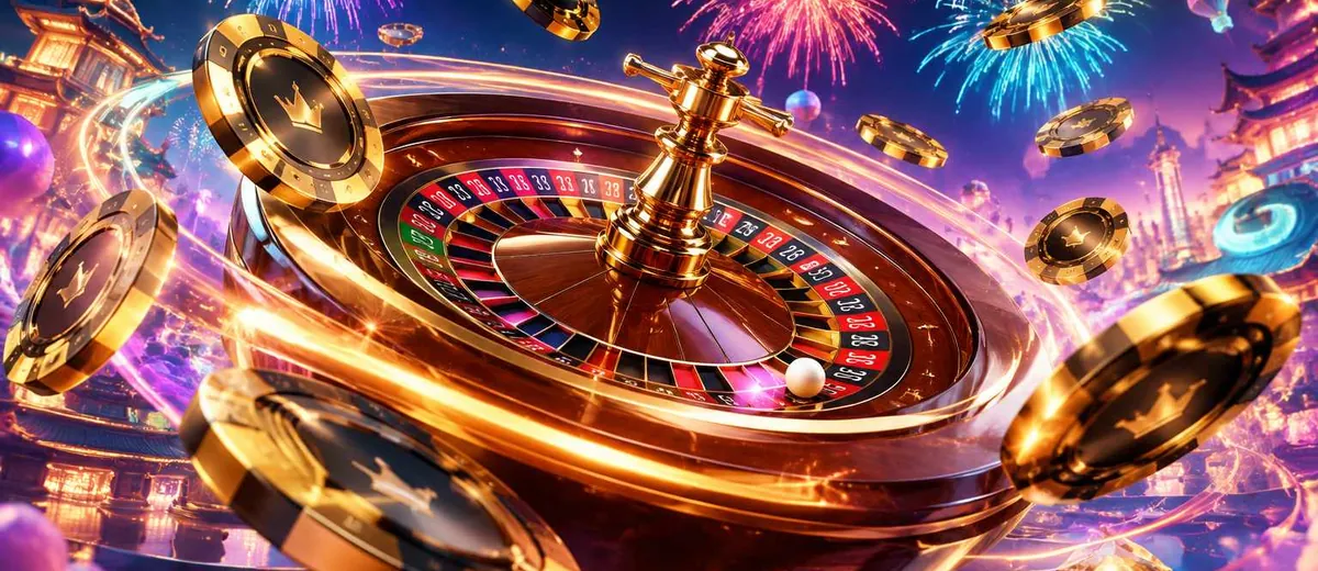 Ilustrasi dd4__hero_roulette table and casino chips — panduan Dede4d Dede4d
